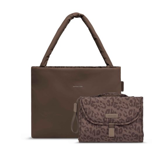 Norva 2in1 Diaper Dark Brown/Leo